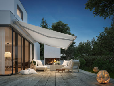 Kassettenmarkise mx 6000 mit Beleuchtung