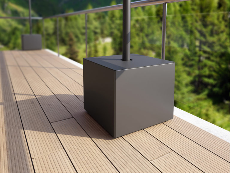 Pergola Beschwerungskästen