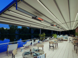 Pergola Stretch mit Wäremstrahler