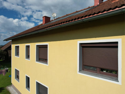 Vorbaukästen braun schärding